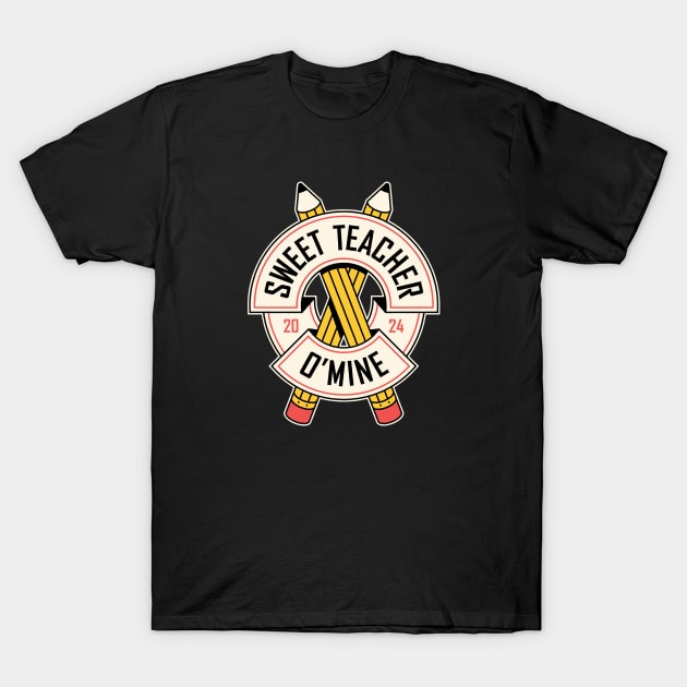 Sweet Teacher O'mine T-Shirt by Nora Gazzar